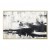 Black and White abstract Oil Painting: Minimalist Wall Decor
