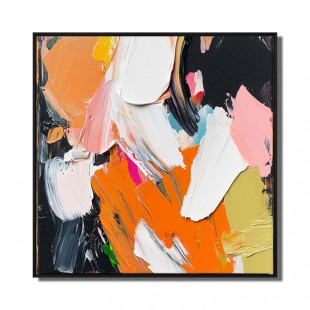Burst of Color-Colorful abstract Painting | Handcrafted Wall Art on Canvas