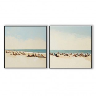Coastal Serenity Diptych
