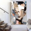 Contemplation-Textured abstract Portrait Art Painting for Modern Wall Decor