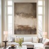 Desert Haze – Large Minimalist abstract Textured Canvas Wall Art for Modern Living Room