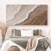 Driftwood Serenity-Neutral Coastal Minimalist abstract Oil Painting for Modern Interiors