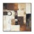 Eclipse Harmony: Textured abstract Oil Painting with Brown, Black & Beige Tones - Modern Wall Art, Stylish Decor for Contemporary Interiors