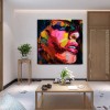 Extasy-Vibrant abstract Portrait: A Burst of Colorful Expressions