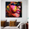 Extasy-Vibrant abstract Portrait: A Burst of Colorful Expressions