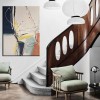 Feelings-Modern abstract Oil Painting on Vertical Canvas for Minimalist Interiors