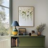 Floral Cascade-3D Textured Floral Oil Painting for Modern & Minimalist Interiors