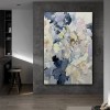 Flowery Dreams-abstract Flower Oil Painting for Modern Minimalist Interiors