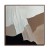 Flowing Horizons : Textured abstract Oil Painting with Beige, Brown & Black Tones - Minimalist Wall Art, Modern Decor for Contemporary Interiors
