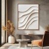 Flowing Serenity-Original Textured Painting | Minimalist Wall Art on Canvas for Home Decor