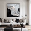 Flowing Silhouettes-abstract Sculpture Painting for Modern Minimalist Interiors