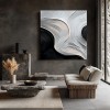 Flowing Silhouettes-abstract Sculpture Painting for Modern Minimalist Interiors