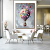 Flying with Love – A Colorful Heart Hot Air Balloon Painting