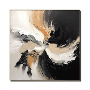 Fusion Flow-Modern abstract Textured Painting for Living Rooms & Bedrooms