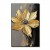 Golden Bloom-3D Textured Gold Floral Oil Painting for Modern Wall Decor