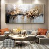 Golden Reverie-Hand-Painted Textured abstract Gold Painting for Modern Home Decor