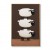 Hand-Painted White Sheep Wall Art – Stacked Minimalist Animal Canvas for Modern Interiors