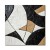 Harmony in Geometry:Geometric abstract Art in Black Gold and White - Contemporary Wall Decor