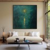 Luminous Depth – abstract Textured Oil Painting