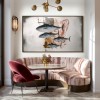Market Sink — Tuna Fish Wall Art, Industrial Kitchen Canvas, Textured Oil Painting