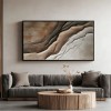 Neutral abstract Textured Oil Painting for Modern Minimalist Interiors