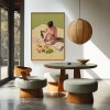 Picnic Bliss – Vintage Style Figurative Painting for Modern Wall Decor