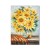 Sunflower Bouquet Oil Painting - Warm Cottagecore Kitchen Wall Decor with Textured Details