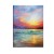 The Golden Hour-Vibrant Sunset Ocean Wave Oil Painting, Seascape Art for Home Decoration