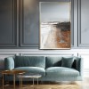 Timeless Horizons -  Brown abstract Textured Painting, Modern Artwork for Living Room & Office Walls