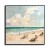 Tranquil Beach Moments-Impressionist Beach Oil Painting: People Relaxing on Sandy Shore
