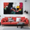 Urban Rhythm - Bold abstract Colorful Oil Painting for Living Room Decor