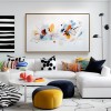 VeloCity Play – abstract Cartoon Duo Graffiti | Colorful Textured Pop Art Canvas