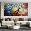 Vibrant Cherry Blossom tree Oil Painting - Impressionist Art