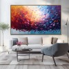 Whirlwind of Petals-Textured abstract Floral Oil Painting for Modern Interiors