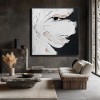 Whispers in the Gaze-abstract Textured Eye Painting | Whispers in the Gaze Contemporary Artwork