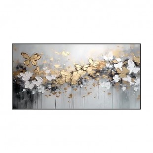 Wings of Light-Textured Butterfly abstract Oil Painting for Modern Home Decor