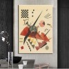 abstract Geometric Art Print: Dynamic Shape Composition for Wall Art