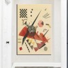 abstract Geometric Art Print: Dynamic Shape Composition for Wall Art