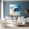 abstract Ocean Art - Palette Knife Masterpiece for Coastal or Contemporary Homes